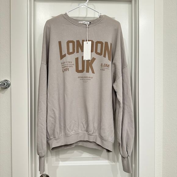 The Laundry Room Tops - NWT Revolve x The Laundry Room Welcome To London Jumper Sweatshirt Size Small
